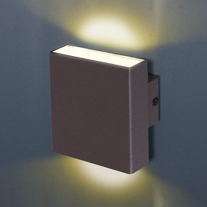 Tecnolite - Lámpara Pared Arbotante Exterior LED 9.5 W, Luz Cálida Brillante