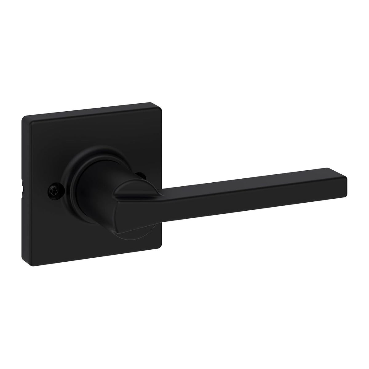 Kwikset Casey Manija Tipo Maniquí para Puertas Dobles y Armarios - 1 paquete - Mate negro