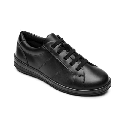 Flexi Tenis Mary Jane de Piel para niña con agujetas 136303