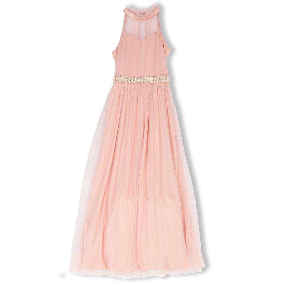 Speechless Full Length Maxi Dress with Illusion Yoke Vestido para Ocaciones Especiales Mujer