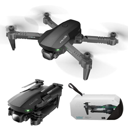Drone Recreativo Nueva Generación Dron Doble Cámara para Selfie Transmisión en Vivo Hasta 7 min de Vuelo Compatible con iOS y Android