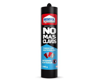 Resistol Uno Para Todo Universal, Adhesivo Sellador, Excelente Poder de Pegado y Sellado, Tecnología Flextec, Funcional para Reparación, Bricolaje y Montaje, 1x390g