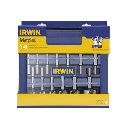 Irwin Tools 1966893 - Juego de brocas para madera (14 piezas)