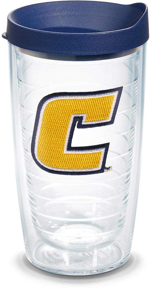 Tervis Vaso con Tapa, Diseños de Equipos Universitarios NCAA - Tn Univ Chattanooga - 473,18ml - Transparente