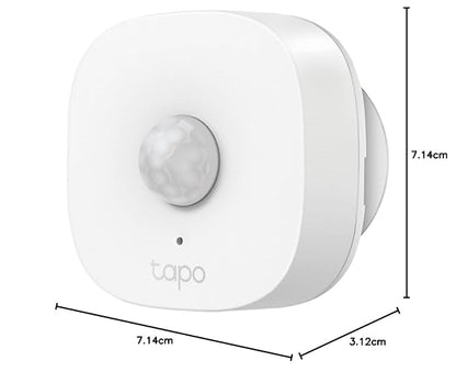 TP-Link Tapo Motion Sensor, Requires Hub, Long Battery Life w/Sub-1G Low-Power Wireless Protocol, Wide Range Detection, Adjustable Sensitivity, Real-Time Notification, Smart Action (Tapo T100)