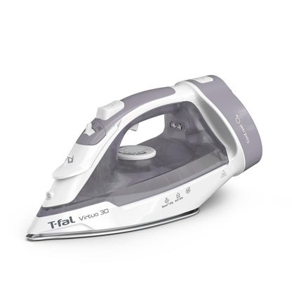 T-fal Virtuo 30 Plancha de Vapor con Suela de Cerámica, 1400 W - Cable retractil