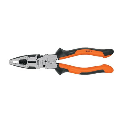 Truper Expert PMU-8EX, Pinza multiuso 8" electricista mango comfort grip