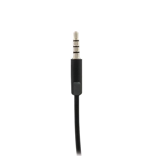 Logitech H151 Diadema con Cable, Sonido Estéreo con Micrófono Giratorio, Jack 3,5mm, Controles Integrados, PC/Mac/Portátil/Tablet/Smartphone - Negro