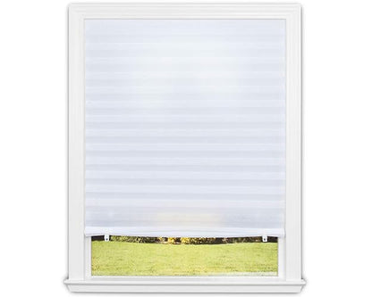 Redi Shade No Tools - visualización de Tela Plisada Original para filtrar la luz, Color Blanco, 36 Pulgadas de Ancho x 72 Pulgadas de Largo, Paquete de 2