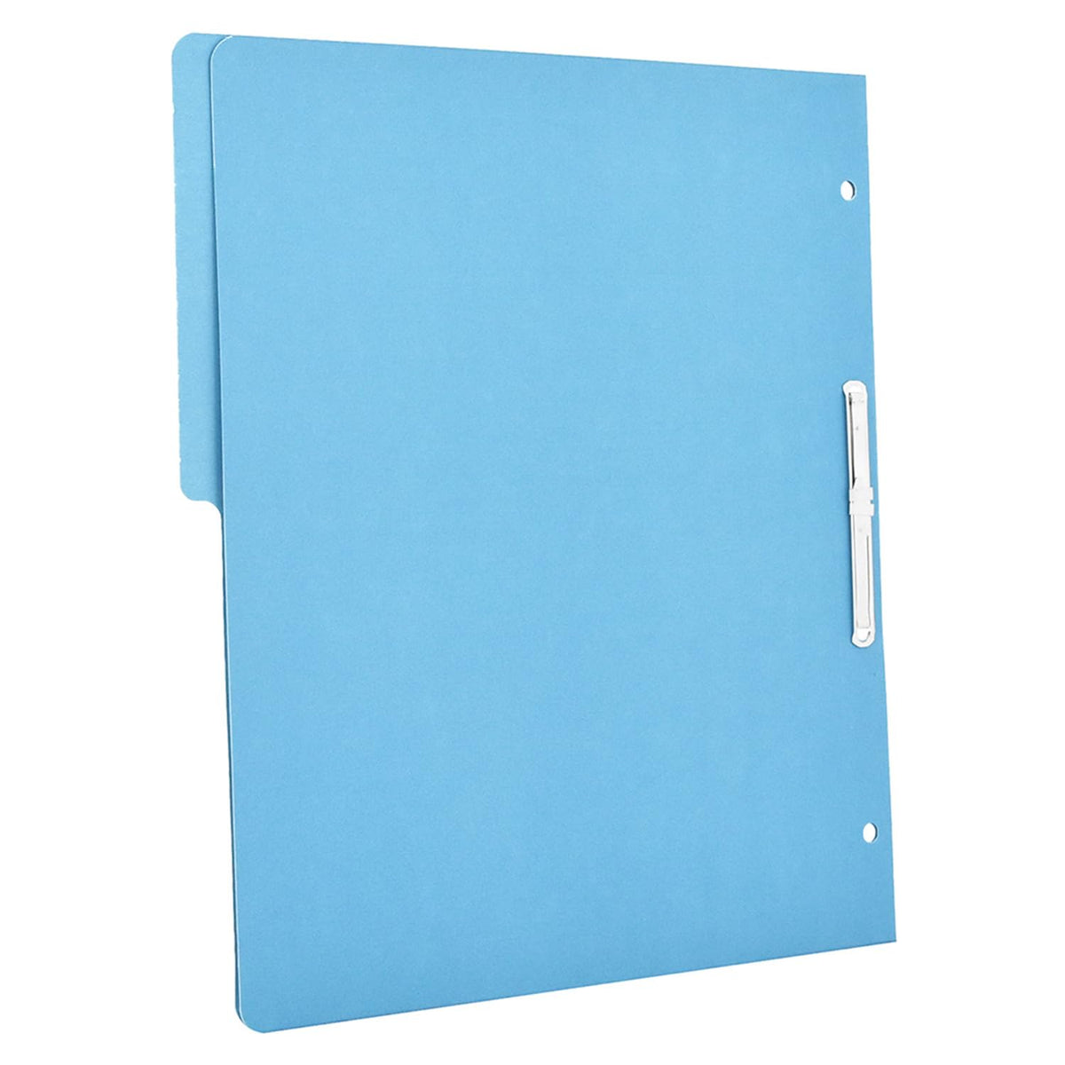 Wilson Jones Caja con 90 Folders ACCOpress Tamaño Carta Azul Claro, Con Broche Metálico 8 cm y Media Ceja, capacidad 300 hojas. P4553