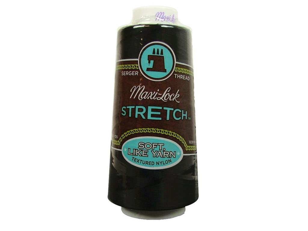 American & Efird A& E Thread 2000 yardas Maxi Lock Stretch Negro (AME54.32002)