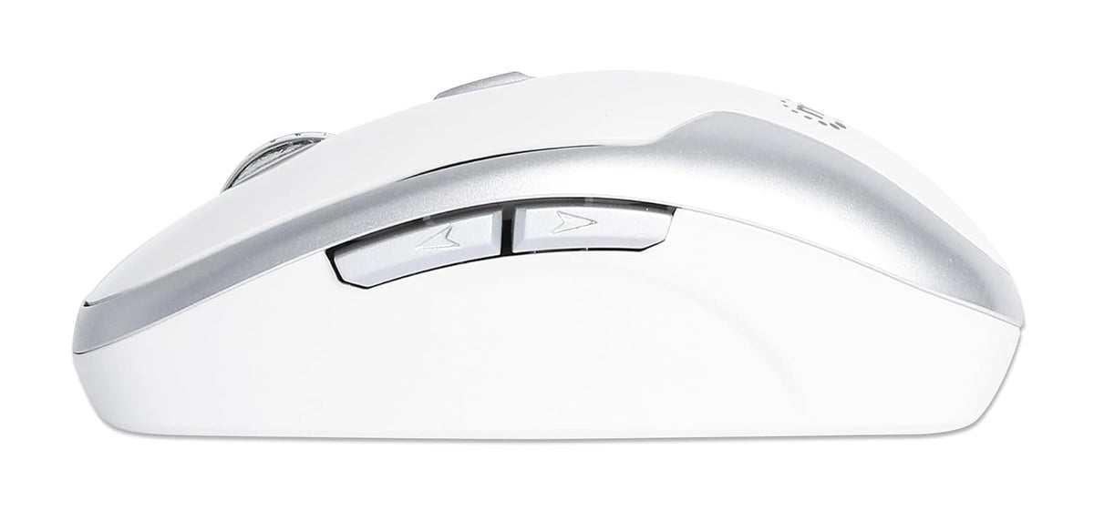 Manhattan Mouse Optico Inalambrico 6 Botones 2.4G Blanco