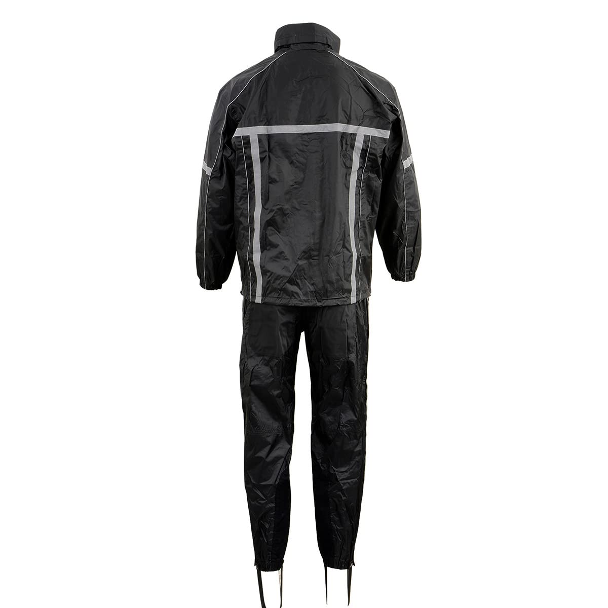 Milwaukee Performance - Traje impermeable para hombre con cinta reflectante, Negro, 4 X-Grande