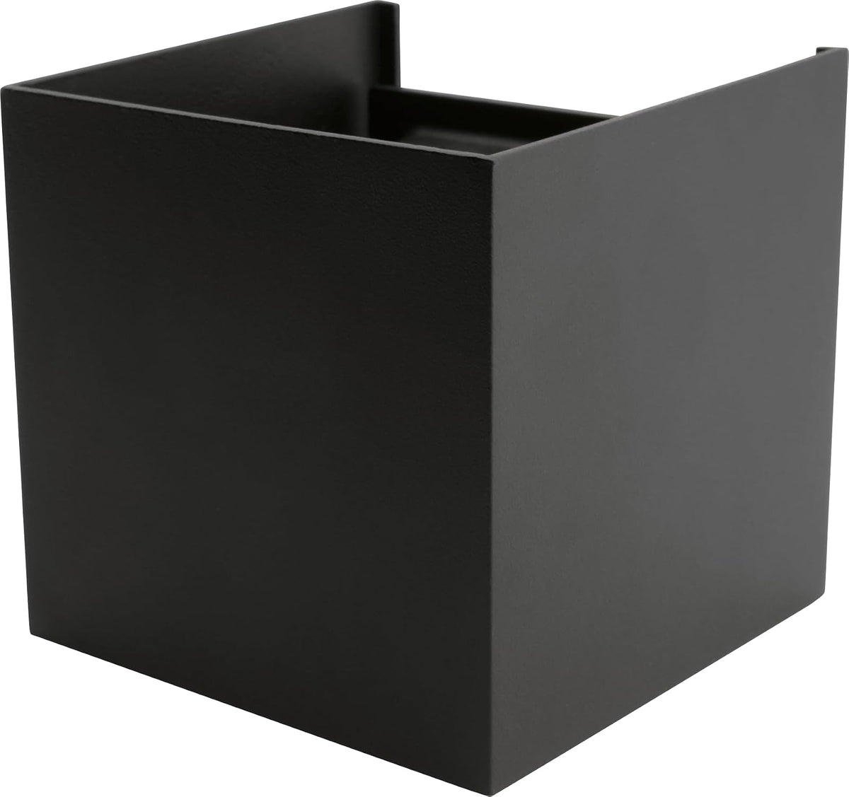 Luminaria LED Pared Cubo Doble Disparo y Angulo Ajustable ARTLITE Negro Mate 6W Alumio IP54 (Blanco Frío)