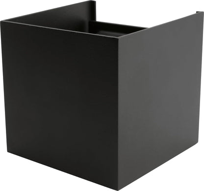 Luminaria LED Pared Cubo Doble Disparo y Angulo Ajustable ARTLITE Negro Mate 6W Alumio IP54 (Blanco Frío)