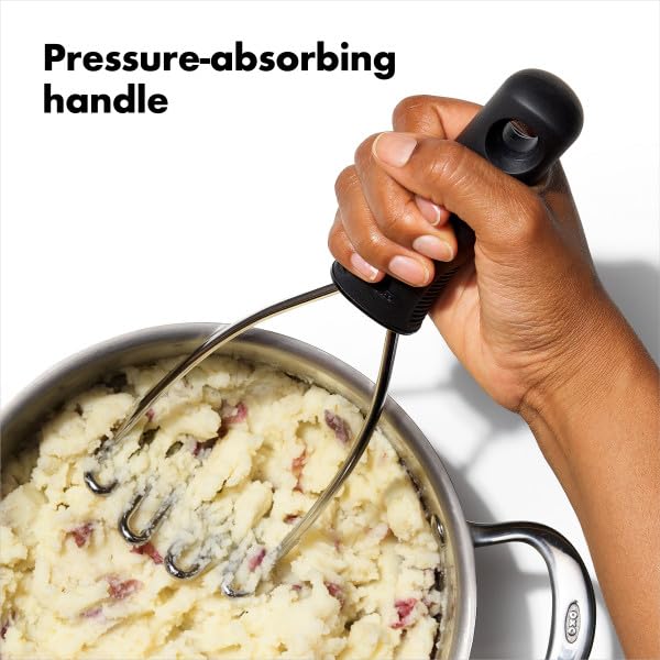 OXO NEW OXO Good Grips - Triturador de patatas de acero inoxidable