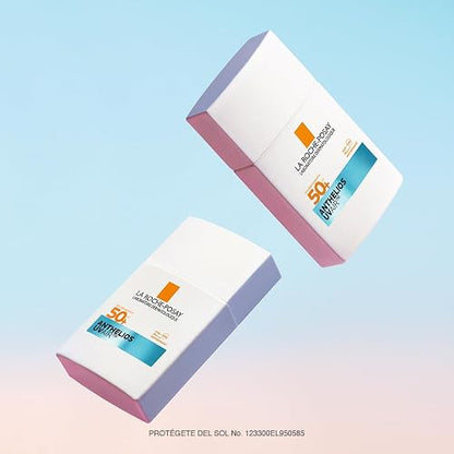 La Roche-Posay Anthelios UVAir Protector Solar Invisible y Ultraligero FPS50+ con Ácido Hialurónico, Niacinamida y Sistema Avanzado de Filtros UVA/UVB, 40 ml