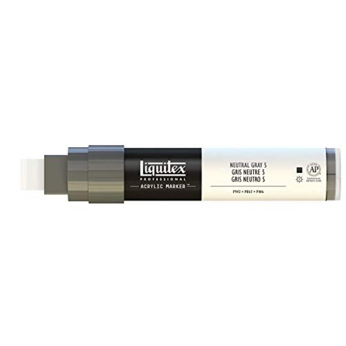 Liquitex Professional Wide Paint Marker, Neutral Gray 5
