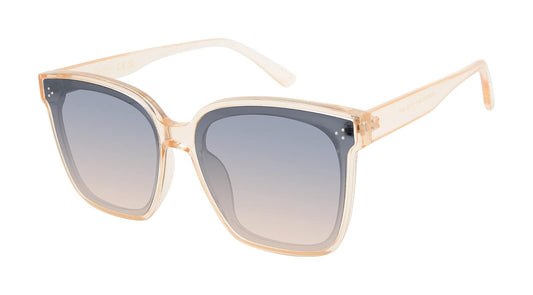 Jessica Simpson J6128 - anteojos de sol cuadradas retro para mujer con protección Uv400. Glam Gifts for Her, 62 mm