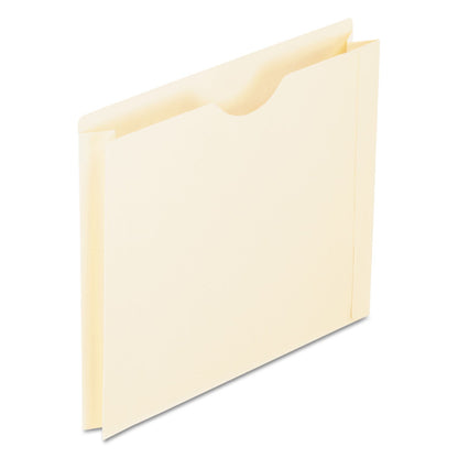 Pendaflex Chaquetas de archivo, tamaño carta, Manila, expansión de 2 pulgadas, pestañas de corte recto reforzadas con corte para pulgar, 50 por caja (22200EE)