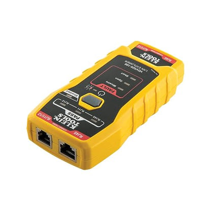 KLEIN TOOLS VDV526-100 |Probador De Red |RJ11/RJ12/RJ45 |Diagnóstico Rápido | Probador de cable de red RJ11, RJ12 y RJ45, ideal para detectar fallas y revisar conexiones de forma rápida y sencilla.