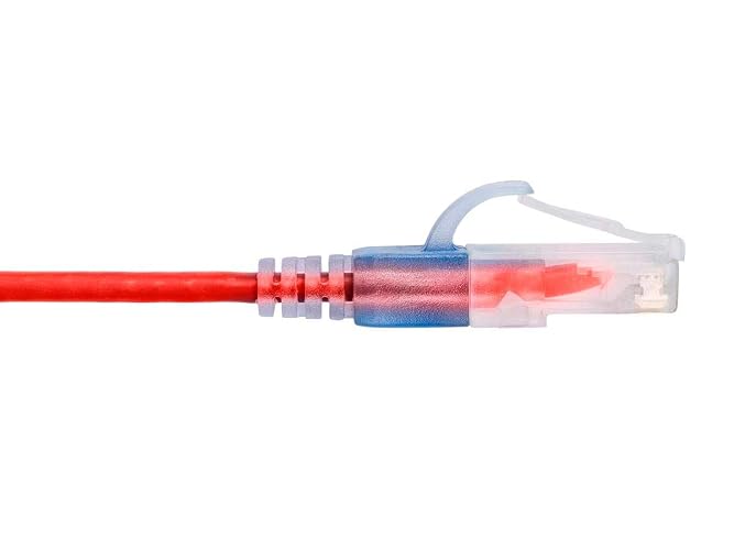 Monoprice SlimRun Series Cable de Conexión Patch Ethernet, 2ft, Rojo