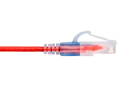 Monoprice SlimRun Series Cable de Conexión Patch Ethernet, 2ft, Rojo