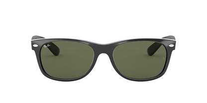 Ray-Ban Rb2132 - anteojos de sol cuadradas Wayfarer Everglass, Negro brillante/transparente., 58 mm - 55 mm - Negro