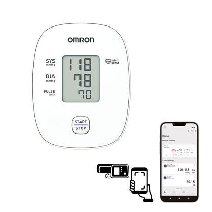 OMRON X2 Básico Baumanómetro de Brazo, Detecta Latidos Irregulares | Brazalete 22-42 cm con guía de ajuste. Detecta latidos irregulares. Memoria de última medición. Garantía 5 años.
