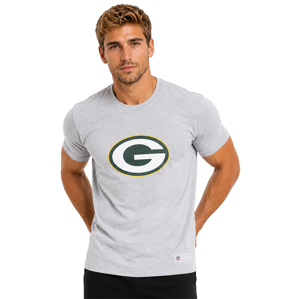 NFL Playera Aficionado Básica Green Bay Packers - XL - Jaspe