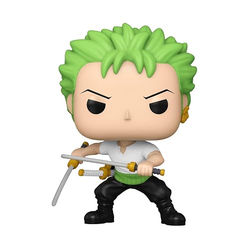 Funko Pop! Animation: One Piece - Zoro - 1 in 6 Chance of Rare Chase | Mercancía Oficial de Anime - Figura de Vinilo Coleccionable para Decoración - Regalo de Cumpleaños para Fans