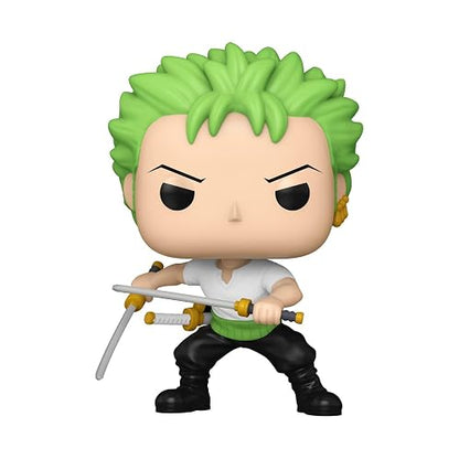 Funko Pop! Animation: One Piece - Zoro - 1 in 6 Chance of Rare Chase | Mercancía Oficial de Anime - Figura de Vinilo Coleccionable para Decoración - Regalo de Cumpleaños para Fans
