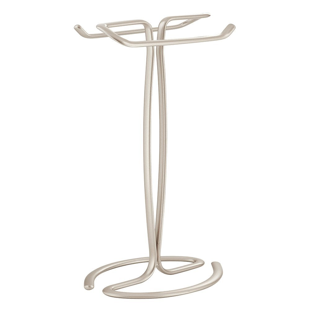 InterDesign Axis Toallero para tocador de baño - Satinado - conjunto de 1 - Satén