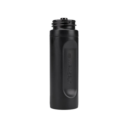LifeStraw - Filtro de agua para exteriores, compatible con botellas plegables Peak y sistemas de gravedad, protección contra microplásticos, 2000 litros - Dark Mountain Gray - Micro Filter