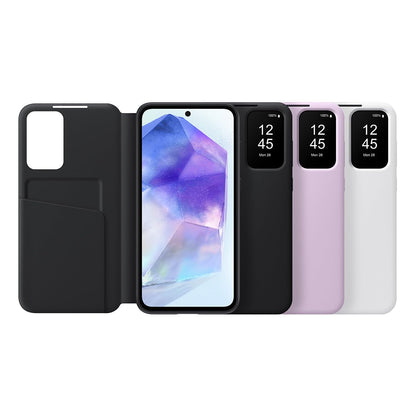 Samsung Funda para Celular Galaxy A55 Smart View Wallet Cover Color: Negro