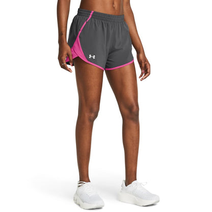 Under Armour Fly By Shorts Deportivos para Mujer - (026) Castlerock - Astro Pink - Reflective - CH