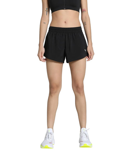 PUMA Shorts W TAD Essential 3" Woven Short Femenino Rojo M