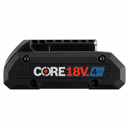 BOSCH GXS18V-11N25 Kit de arranque de 18 V con (2) baterías de alimentación avanzadas CORE18V de 4 Ah y (1) cargador de batería estándar de 18 V