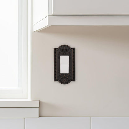 Nostalgic Warehouse Meadows - Placa de cubierta para interruptor de luz