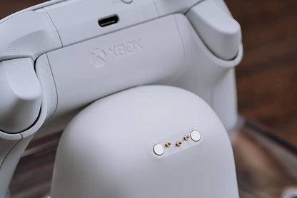 8Bitdo Dual Charging Dock for Xbox Wireless Controllers, Xbox Charging Station with Magnetic Secure Charging for Series X|S & One Controller (White)