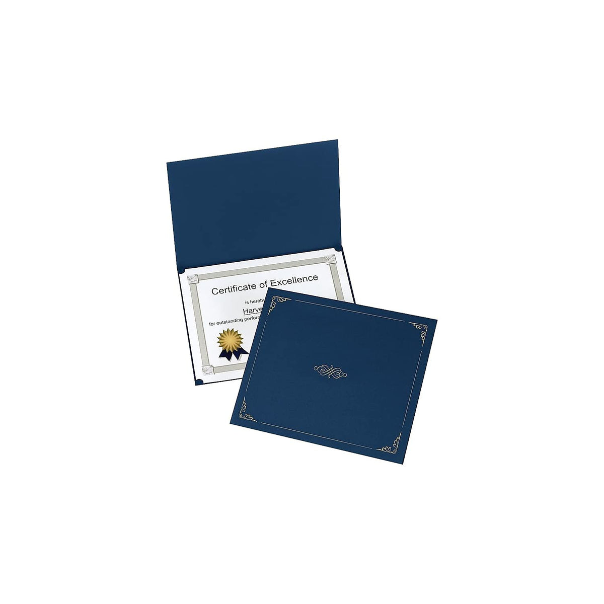 Oxford Certificate Holders, Letter Size, Dark Blue, 5 per Pack (29900235BGD)