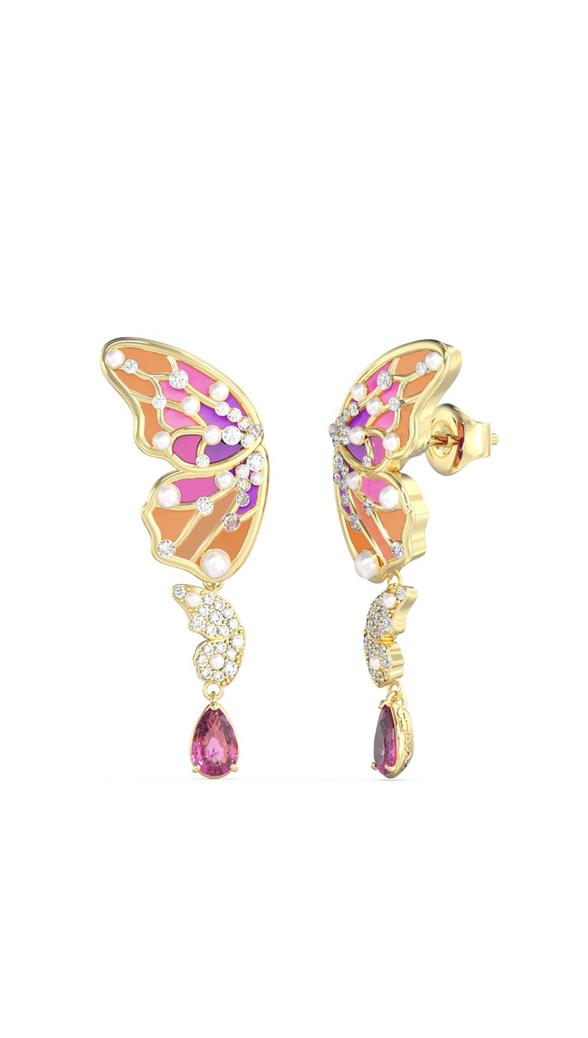 GUESS Aretes para Mujer BORBOLETA color Dorado