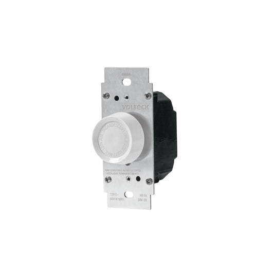 Volteck DIM-SB, Atenuador de luz giratorio, Standard color blanco