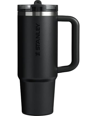 Stanley Quencher ProTour - Vaso con popote abatible con tapa a prueba de fugas, 30 onzas, popote y mango integrados, compatible con portavasos para viajes, taza de acero inoxidable aislada, sin BPA,