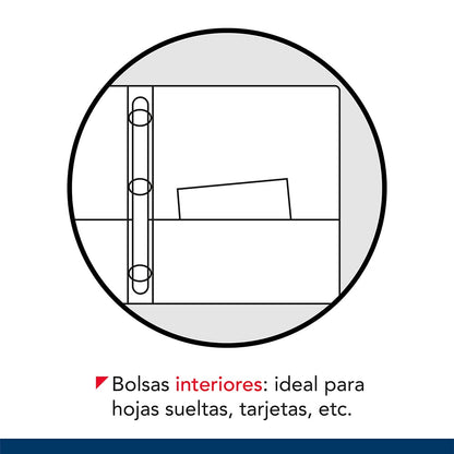 Wilson Jones Carpeta Arillo Tipo D 5 Pulgadas para 950 Hojas Tamaño Carta Color Blanco
