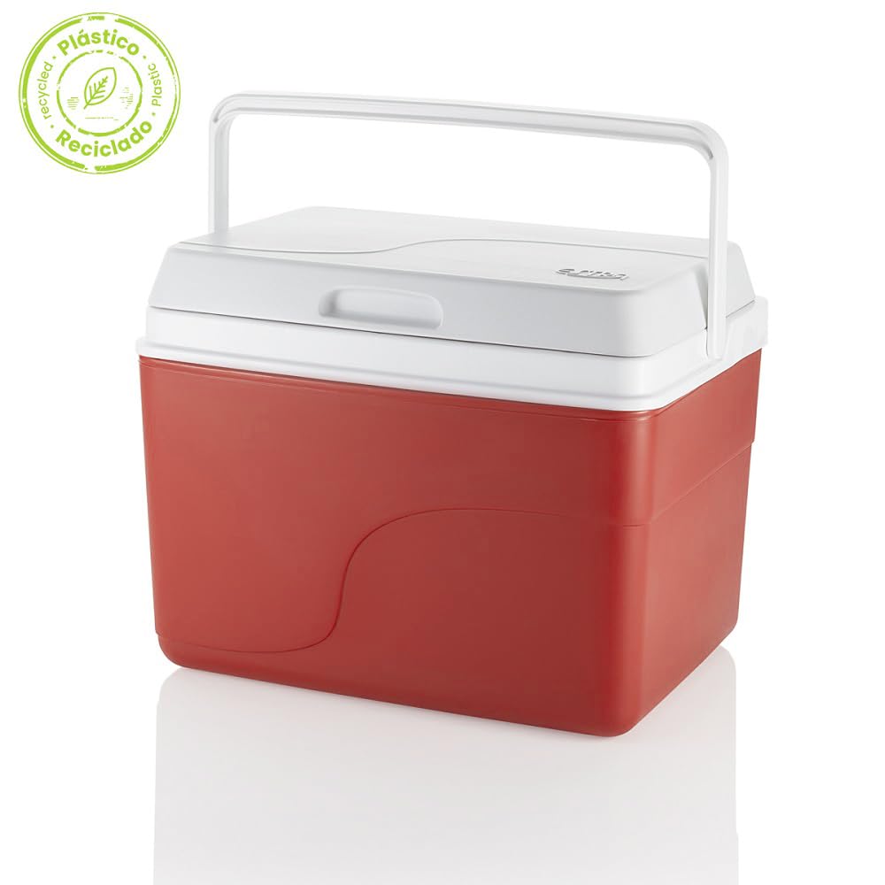 Estra Hielera Térmica Rígida 22L | Playa, Picnic y Camping | 31x41x31 cm (23.2 QT), libre de BPA, hasta 22 latas, 2.29 kg, manija resistente