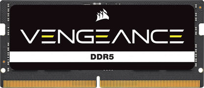 Corsair Vengeance SODIMM DDR5 RAM 16GB (1x16GB) 5600MHz CL48-48-48-90 1.10V Intel XMP 3.0 Memoria del Portátil – Negro (CMSX16GX5M1A5600C48)