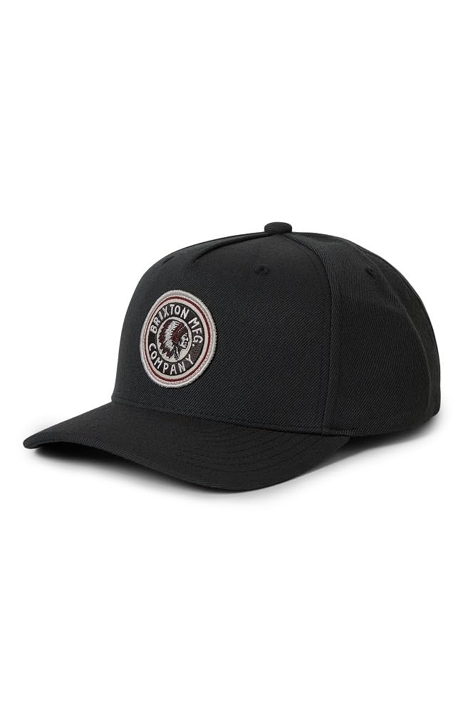 Brixton Rival C MP Snapback Gorra de béisbolUnisex Adulto - Talla Única - Negro desteñido