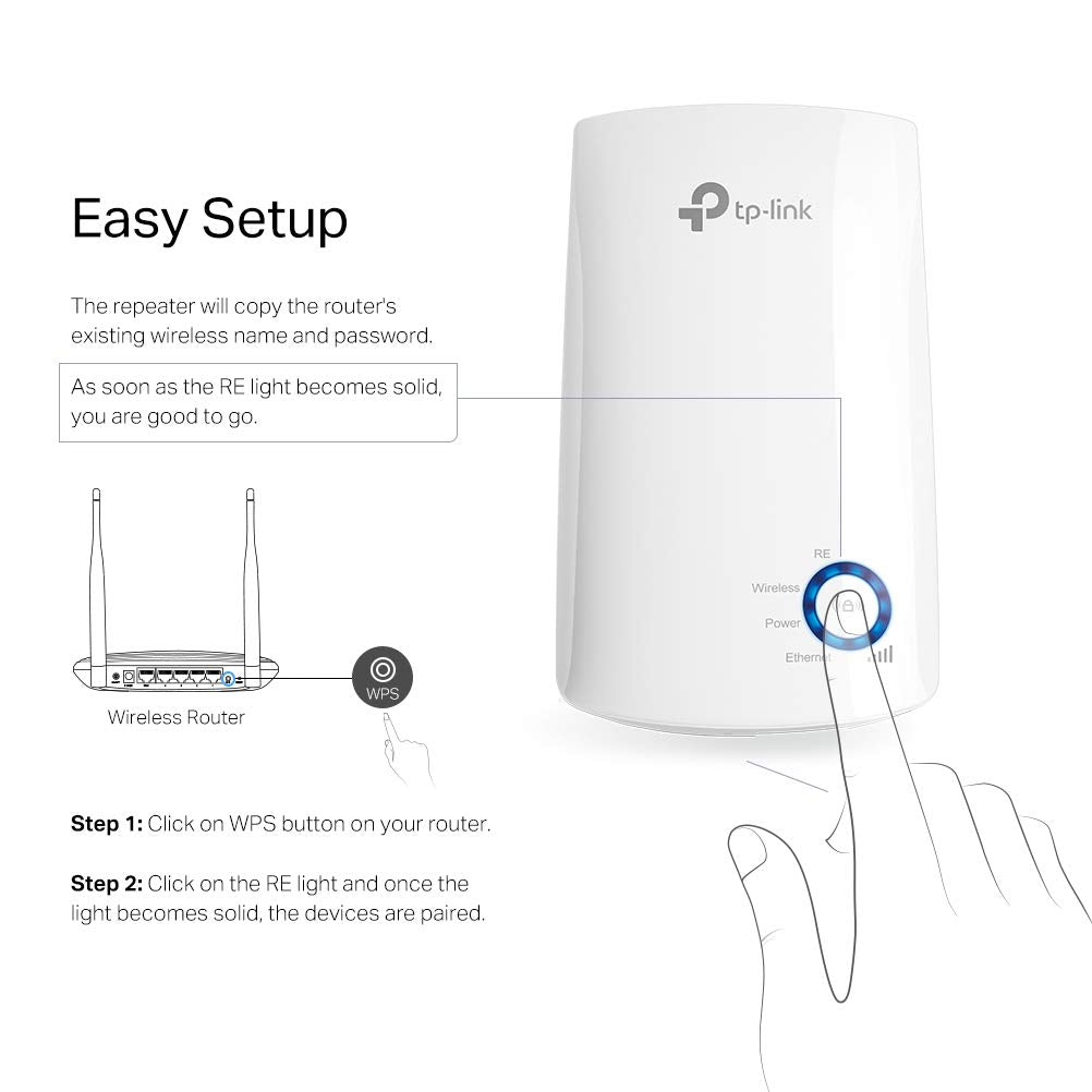 TP-Link Tapo TC70, Cámara Wi-Fi de Seguridad Interior,1080P, Cámara IP Domo 360°, Control Remoto de Aplicaciones + TL-WA850RE Repetidor de WiFi Extensor de Cobertura Inalámbrico Universal