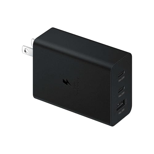 Samsung Cargador con Triple Puerto 65W USB-C Negro